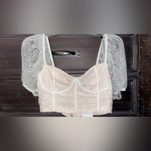 Forever 21 Lace crop top